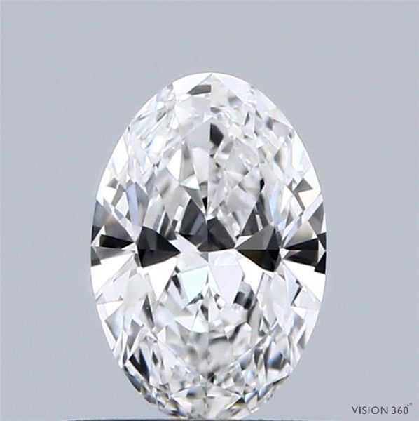 0.53ct Oval F VVS2 Natural Diamond