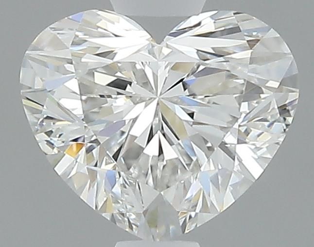 0.7ct Heart F IF Natural Diamond