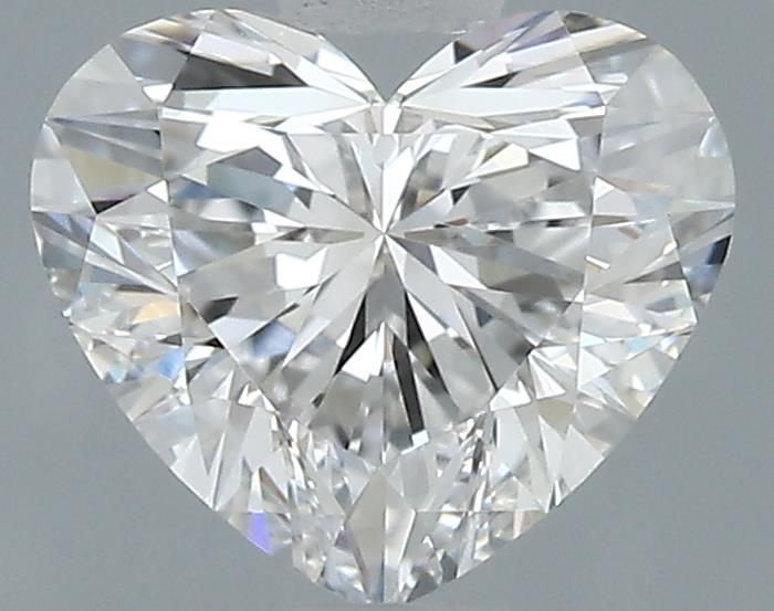 0.91ct Heart F VVS1 Natural Diamond