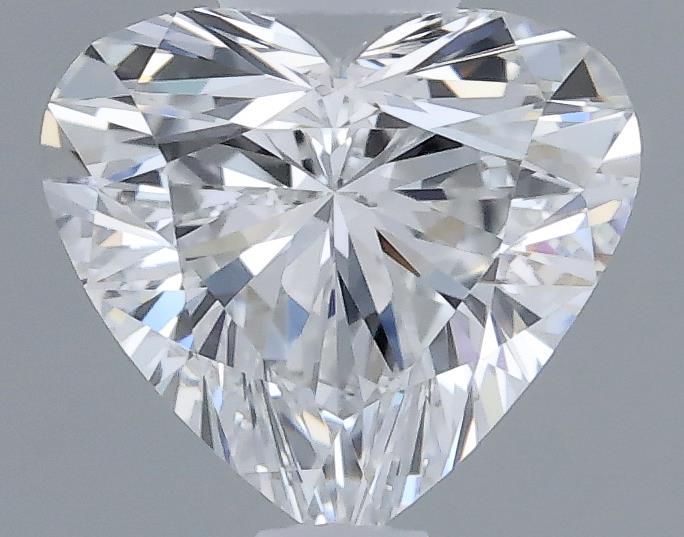 0.54ct Heart F IF Natural Diamond