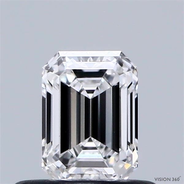 0.5ct Emerald D VVS1 Natural Diamond