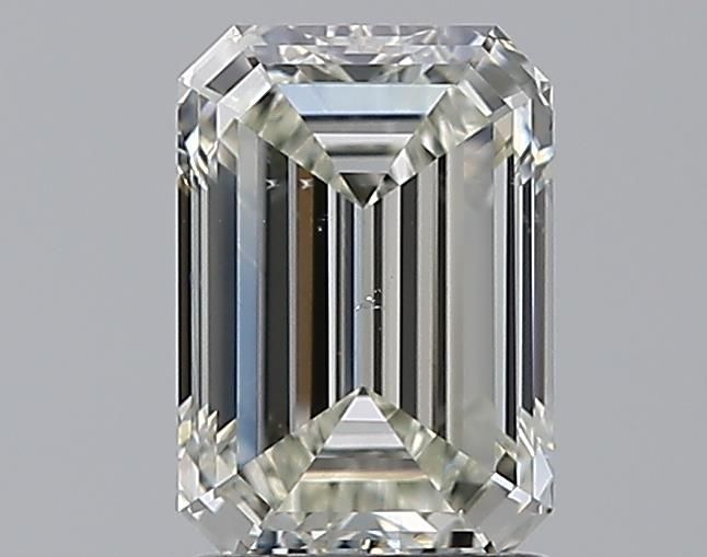 1.7ct Emerald J SI1 Natural Diamond