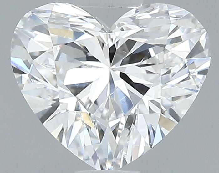 0.7ct Heart D SI1 Natural Diamond
