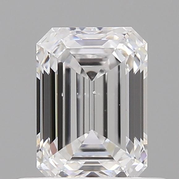 0.57ct Emerald D SI1 Natural Diamond