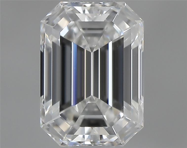 0.79ct Emerald F VVS2 Natural Diamond