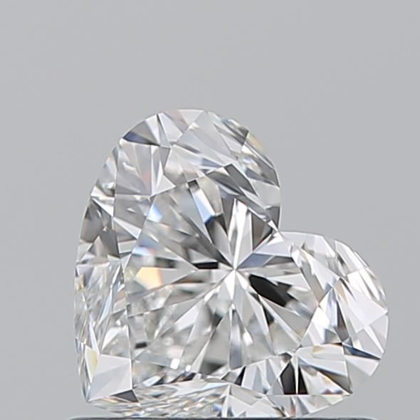 0.76ct Heart F VVS1 Natural Diamond