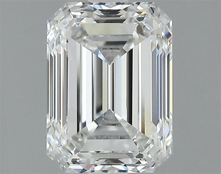 2.01ct Emerald F VVS2 Natural Diamond