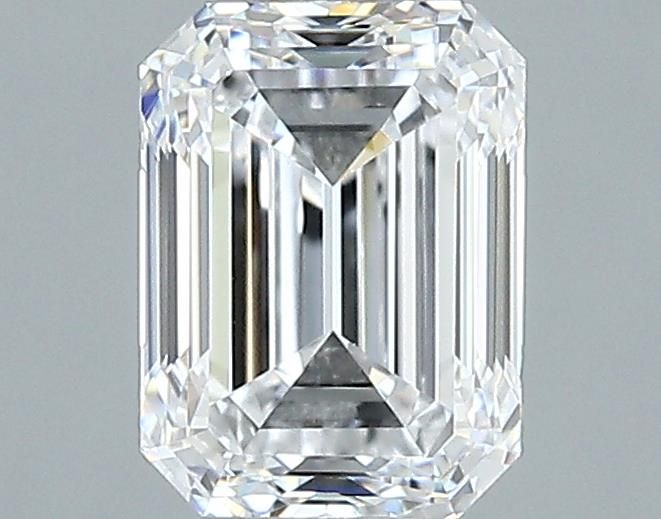 0.9ct Emerald D VVS2 Natural Diamond