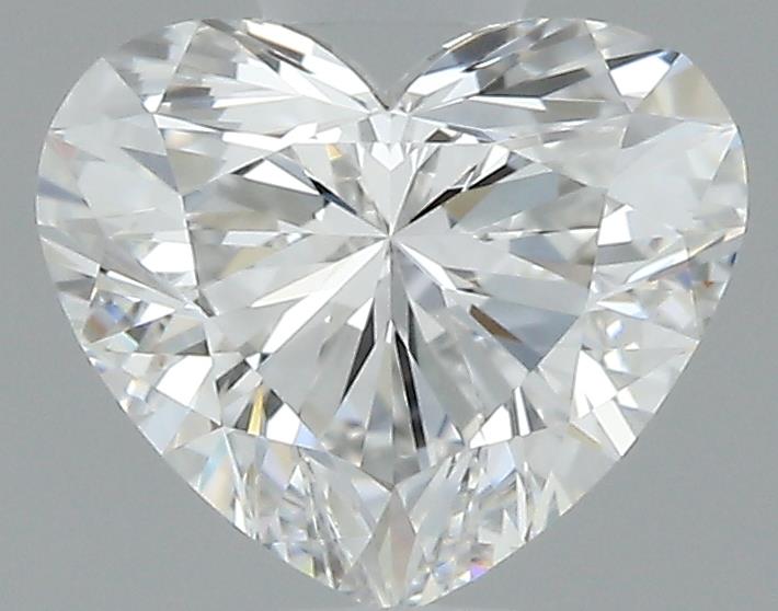 0.73ct Heart F IF Natural Diamond