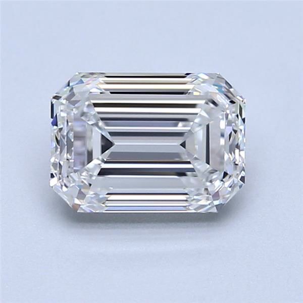 1.5ct Emerald F VVS2 Natural Diamond