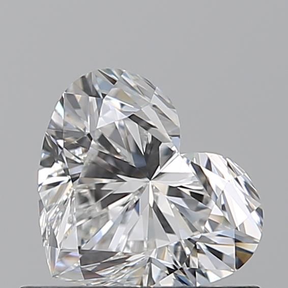 0.71ct Heart F VS1 Natural Diamond