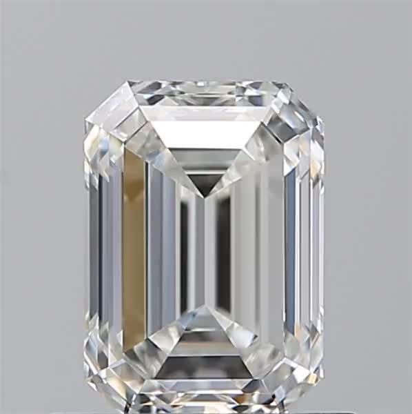 0.9ct Emerald H VS2 Natural Diamond