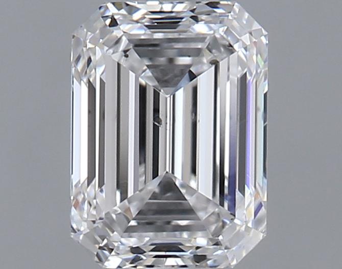 0.71ct Emerald D SI1 Natural Diamond