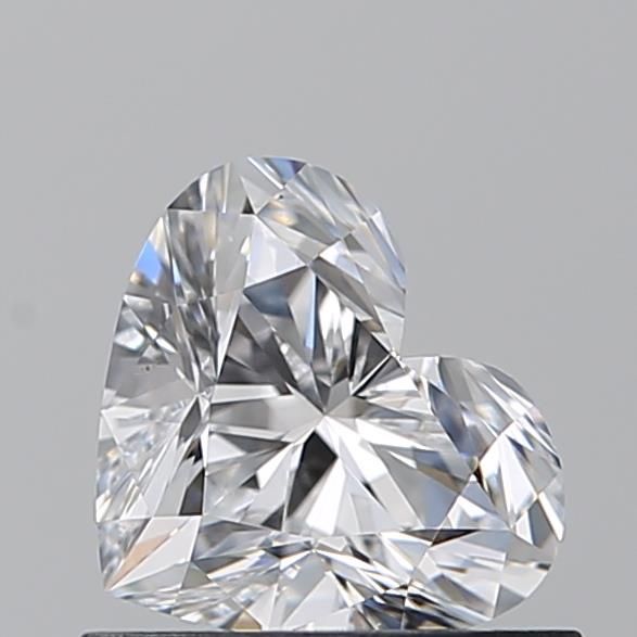 0.71ct Heart D VS2 Natural Diamond
