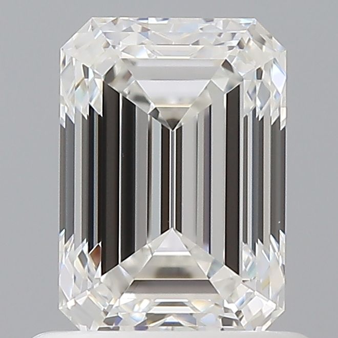 0.9ct Emerald F VVS2 Natural Diamond