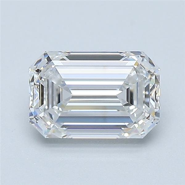 1.3ct Emerald F VVS1 Natural Diamond