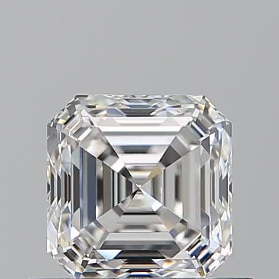 0.72ct Asscher G VVS2 Natural Diamond