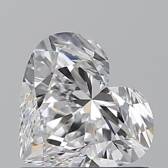 0.9ct Heart D VVS1 Natural Diamond