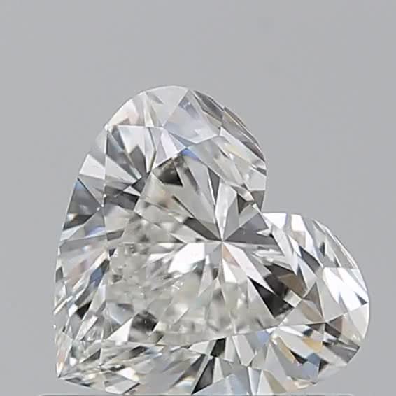 0.73ct Heart I SI1 Natural Diamond
