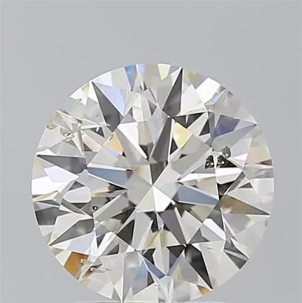 3.02ct Round J SI2 Natural Diamond