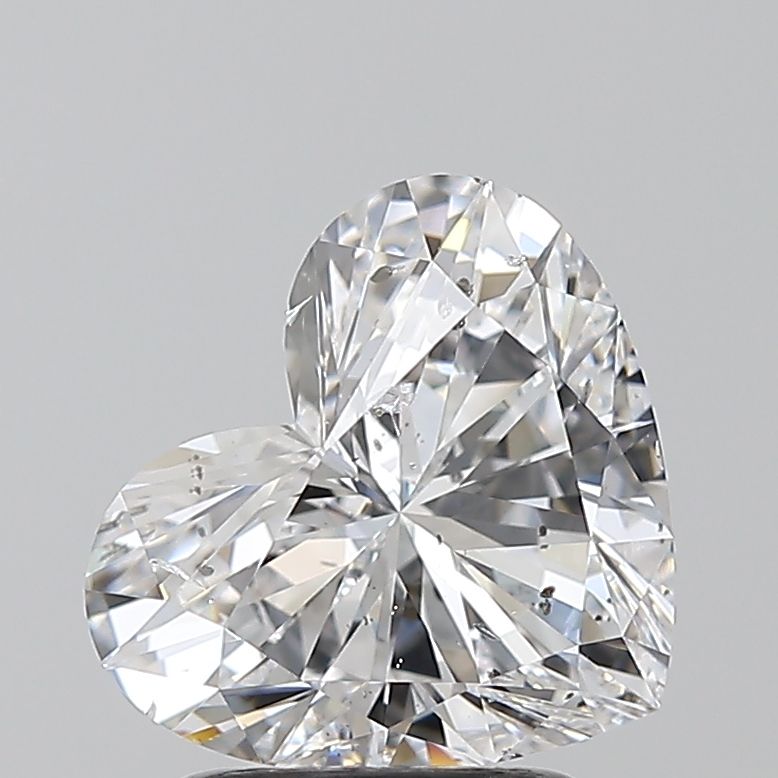 2.01ct Heart D SI2 Natural Diamond