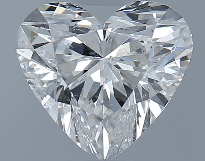 0.91ct Heart F SI2 Natural Diamond