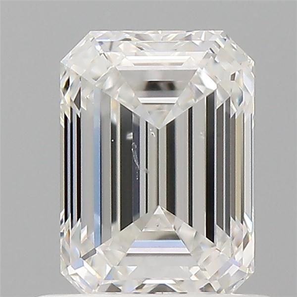 0.75ct Emerald F SI1 Natural Diamond