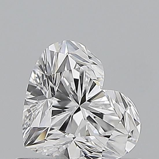 0.7ct Heart D SI1 Natural Diamond