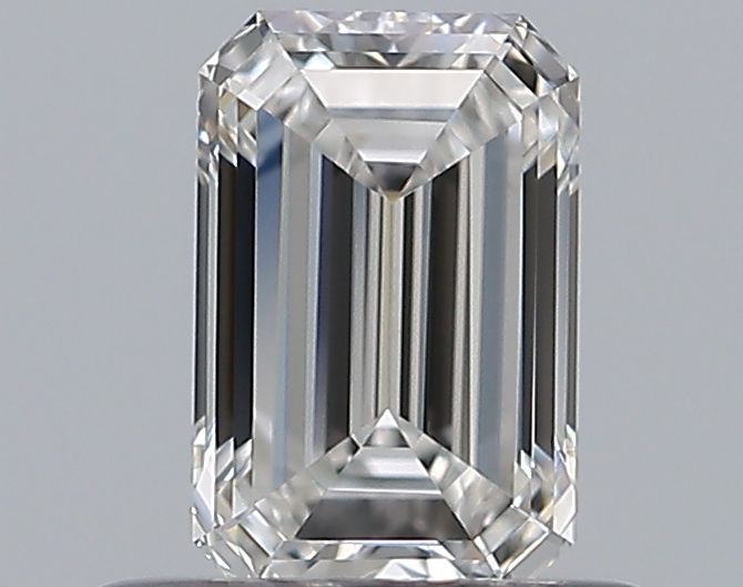 0.53ct Emerald F VVS2 Natural Diamond