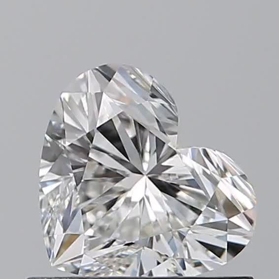0.72ct Heart G VS2 Natural Diamond