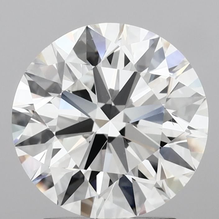 2.51ct Round F VS2 Natural Diamond