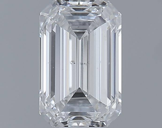 0.71ct Emerald D SI1 Natural Diamond