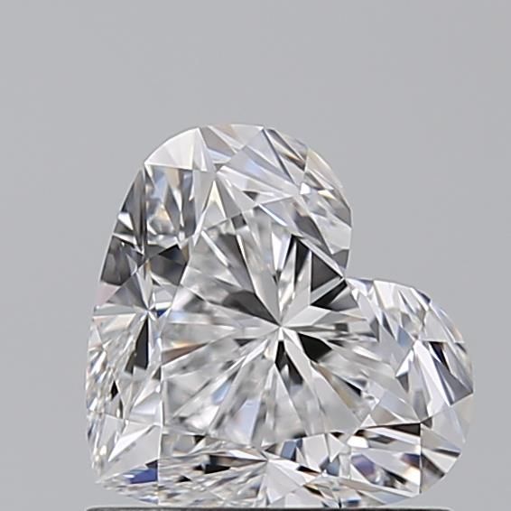1.01ct Heart D VVS2 Natural Diamond