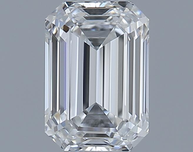 0.9ct Emerald F IF Natural Diamond