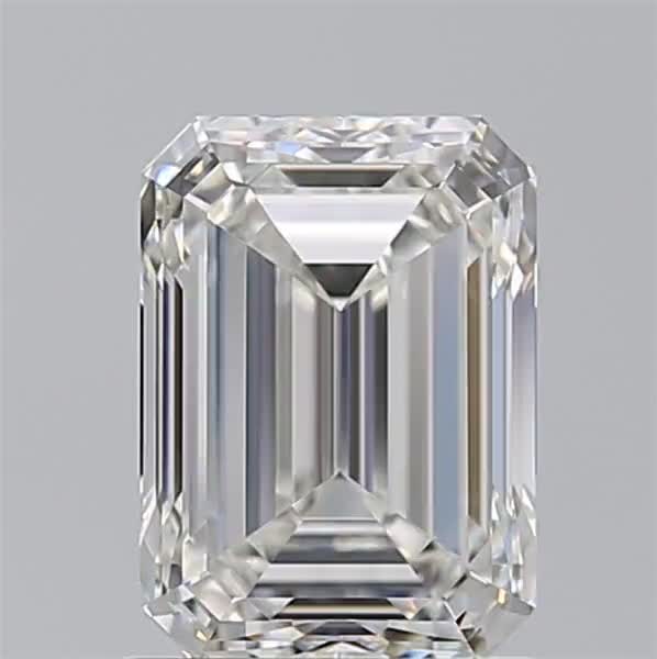 1.7ct Emerald H IF Natural Diamond