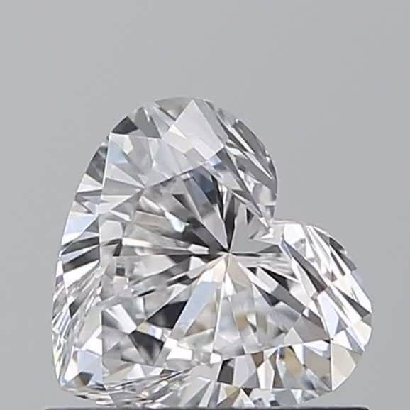 0.7ct Heart D VVS1 Natural Diamond