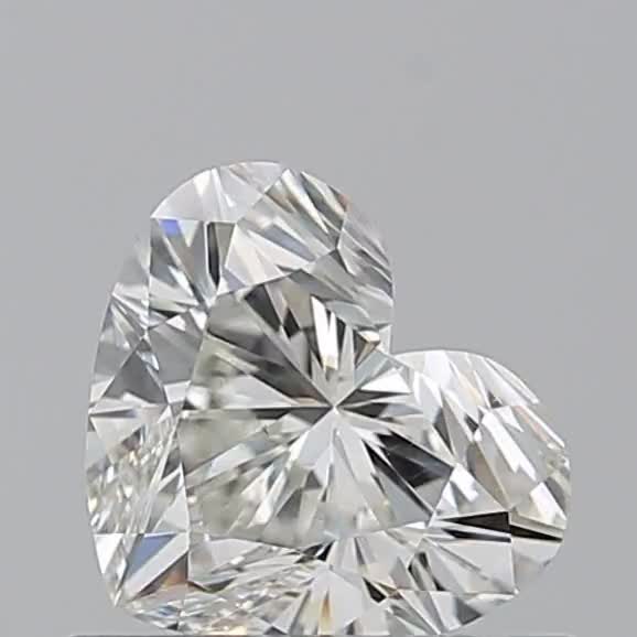 0.7ct Heart J SI1 Natural Diamond