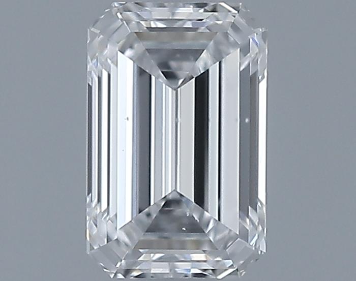 0.56ct Emerald D SI1 Natural Diamond