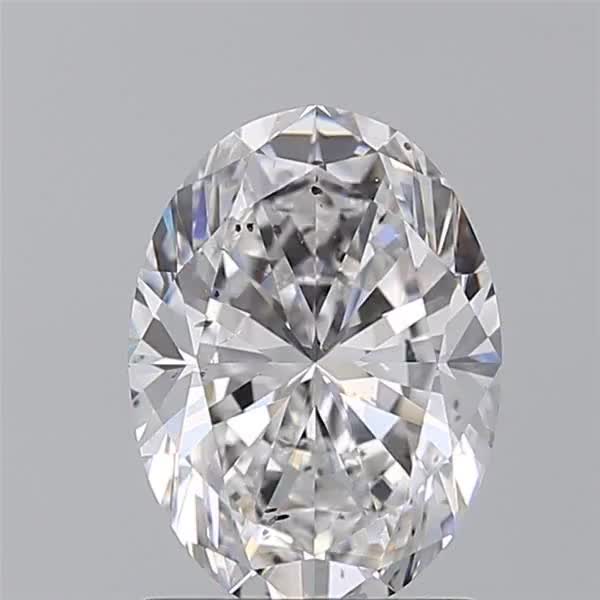 1.7ct Oval D SI2 Natural Diamond