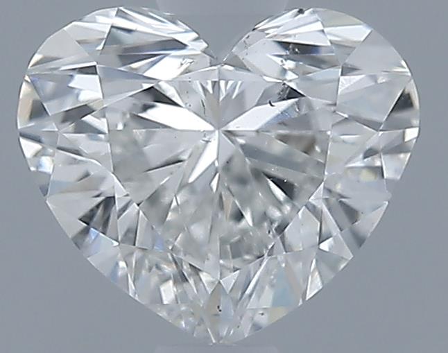 0.91ct Heart F SI1 Natural Diamond