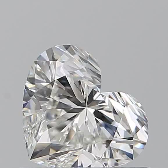 0.71ct Heart H VVS1 Natural Diamond