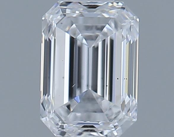 0.7ct Emerald D SI1 Natural Diamond