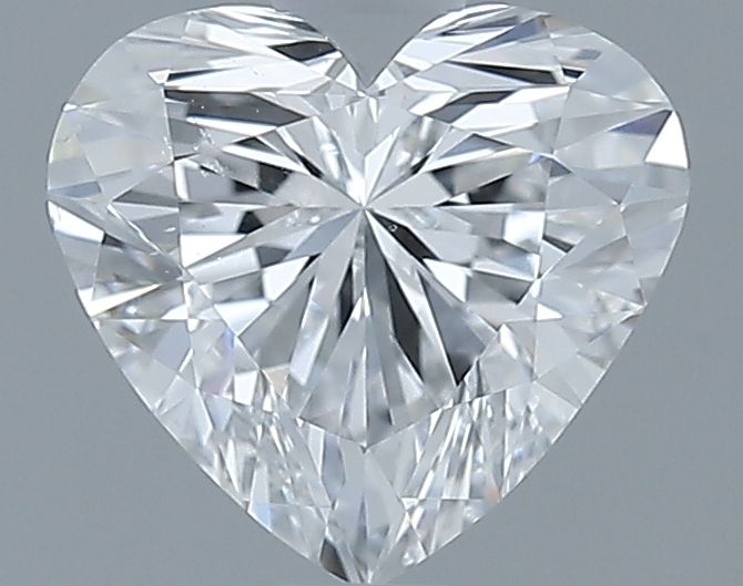 0.91ct Heart D SI1 Natural Diamond