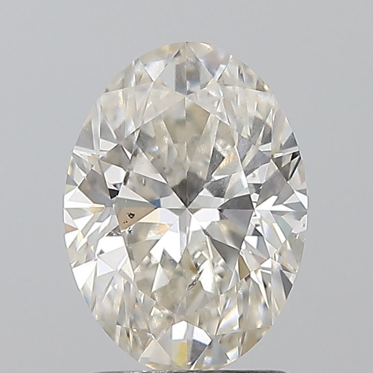 1.7ct Oval J SI2 Natural Diamond
