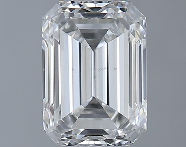 0.71ct Emerald F SI1 Natural Diamond