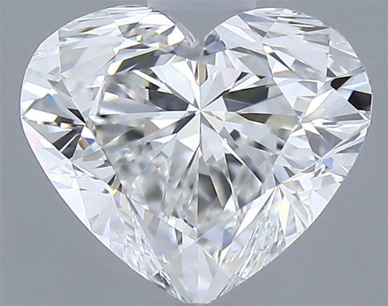 0.9ct Heart F VVS2 Natural Diamond