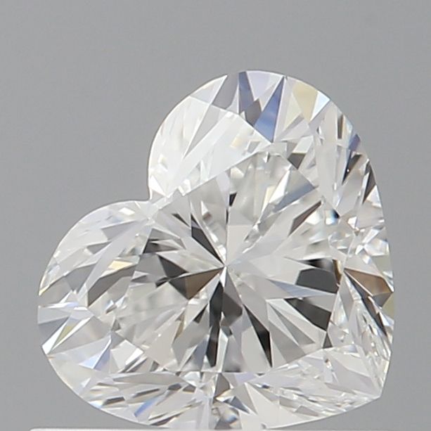 0.73ct Heart F VVS2 Natural Diamond