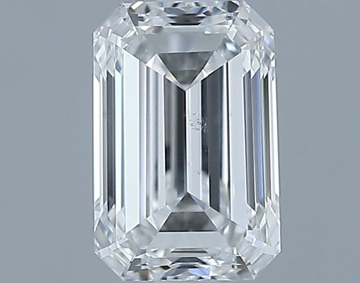 0.82ct Emerald F SI1 Natural Diamond