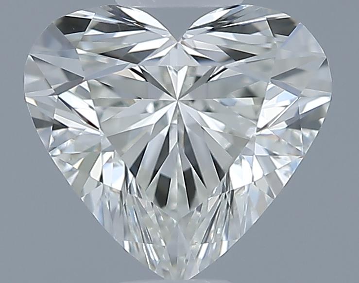 0.7ct Heart J VS1 Natural Diamond