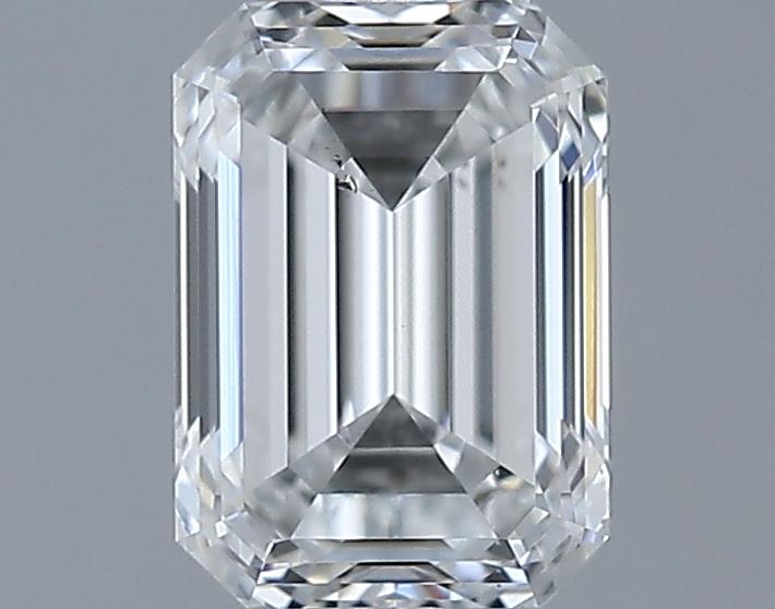 0.71ct Emerald F SI1 Natural Diamond